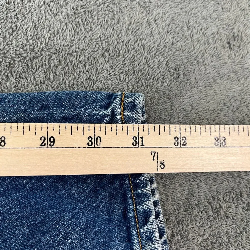 Vintage Levi's 550 Jeans Mens 31X32 Orange‎ Tab Medium Wash Relaxed Fit Tapered